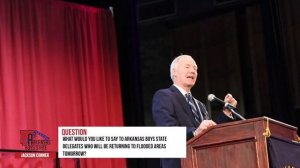 Gov. Asa Hutchinson visits #ARBS2019