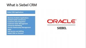 What is Siebel CRM | CRM