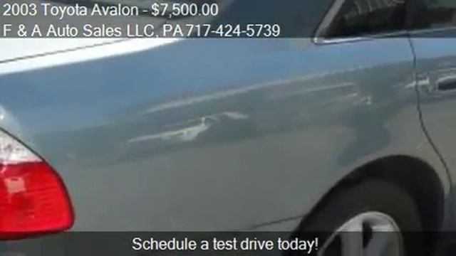 2003 Toyota Avalon XL for sale in York, PA 17403 at F and A смотреть онлайн