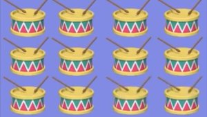 Hopla EP1189 twelve toy drums