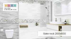 Slate Rock от Alma Ceramica — Живая Текстура Камня и Эффектный Декор