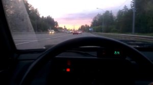 Размеренная езда на Ferrari Testarossa по автобану