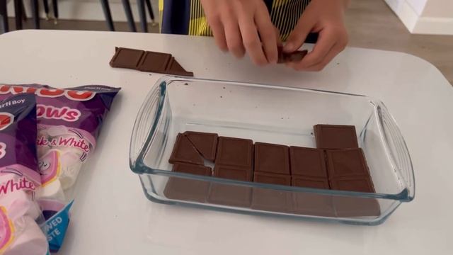 Американский десерт Смор!10 минут и готово!Очень вкусно, попробуй
