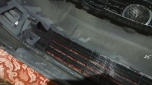 VW Polo - защитная сетка в бампер.