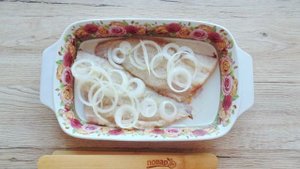 Окунь запеченный в духовке с сыром