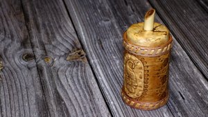 Туесок две жар птицы. Своими руками, как сделать.