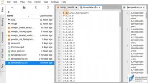 สอน NumPy: การ save/load text file ด้วย savetxt และ loadtxt