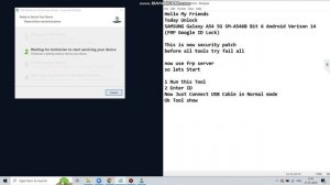 Samsung Galaxy A54 Android 13/14 FRP Bypass New Method 2024 100%