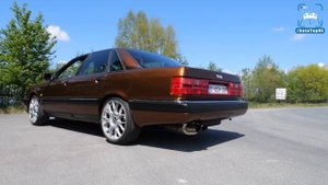 1990 AUDI 200 *BIG TURBO* 480HP ACCELERATION POV & SOUND by AutoTopNL
