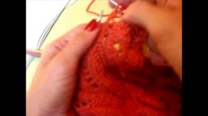 Идеальный ажурный узор для пледа, шарфа