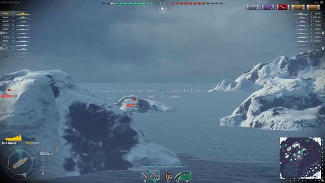 World of Warships - Yamato Battleship - Almost Survived смотреть онлайн