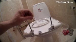█ Установка сидения с Плавным Опуском на УНИТАЗ / Крышка унитаза.