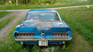 Ford Mustang 1967 American Classic\ Форд Мустанг американская классика в Швеции. Kopparberg, Sweden