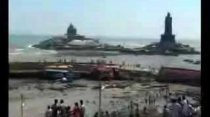 Цунами снятое на видео