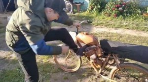 АвтоОБЗОР на самодельный мопед!