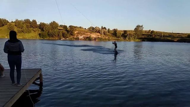 Вейк парк "Піратська бухта" на озері Крючок смотреть онлайн