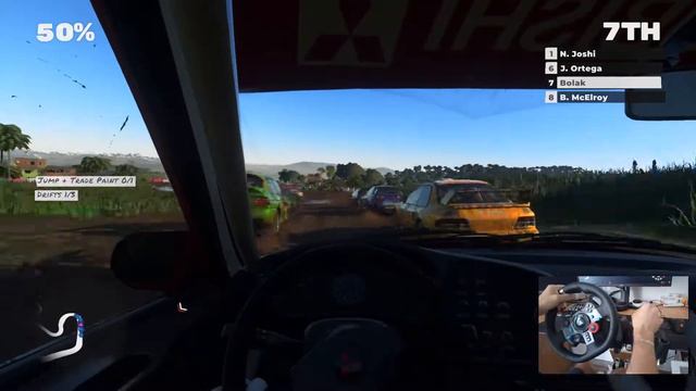 Mitsubishi Lancer Evolution VI | Dirt 5 | Logitech G29 Wheel Gameplay #2 смотреть онлайн