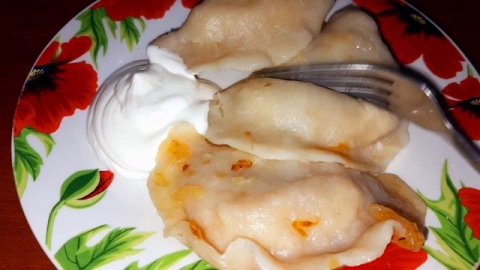 вареники с капустой и картошка+грибы на заварном тесте #вкусно #оченьвкусно