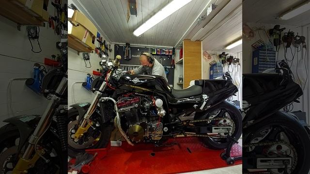 Suzuki Gsx-r 1100 Turbo launch control Methanol смотреть онлайн