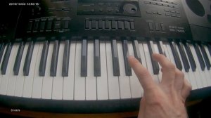 Rose - magic carillon casio wk-7600 piano tutorial