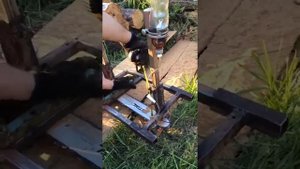 Пилорама из бензопилы. Приспособление для продольного пиления. ✅??