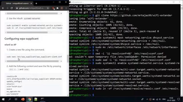 Make a WiFi Extender using Raspberry Pi Zero W | Part 2 смотреть онлайн