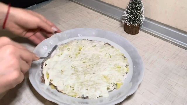 ?Салат к ПРАЗДНИЧНОМУ столу с сардинами#салат