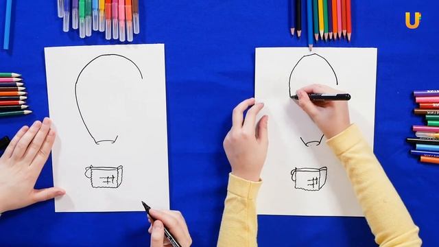 Рисуем вместе ВОЗДУШНЫЙ ШАР