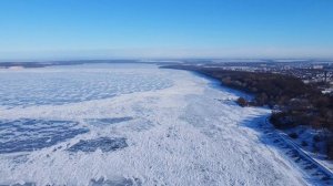 Белая пустыня | Аэросъёмка Кременчугского водохранилища