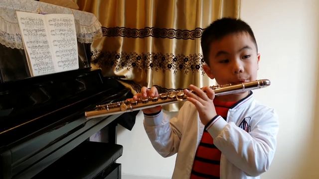 ABRSM Flute Grade 1 Wing plays Auld Lang Syne смотреть онлайн