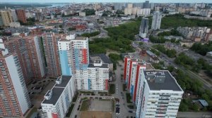 Шоссе Космонавтов и развязка (Крисанова-Столбовая). г. Пермь. Июнь 2022