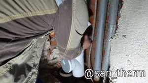 Замена отводов на канализационном стояке