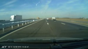 М4. Перед развязкой на ст. Новотитаровскую. Удачно разошлись: лоб в лоб