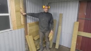 Гараж из профнастила своими руками