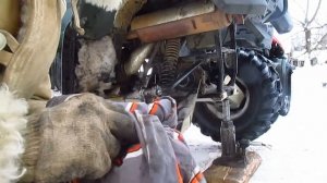 #КвадроТехнарь #7. BM JUMBO 700. Оборвало шрус. Подробная замена привода.