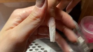 Переделываем ногти через НЕДЕЛЮ. КОРЕЙСКИЙ дизайн. Коррекция наращивания.