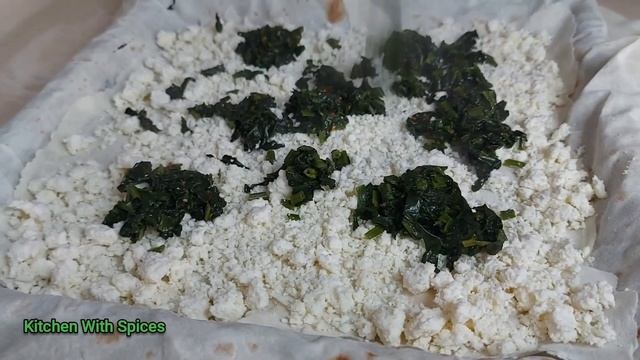 простой рецепт солёный пирог с творогом и шпинатом на завтрак в духовке