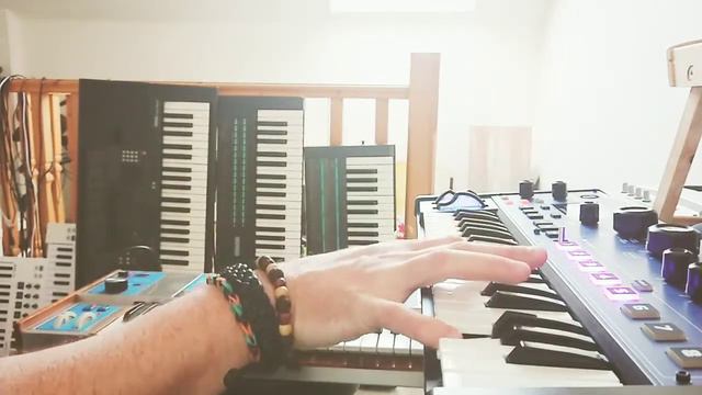 Moog Source meets the Novation Mininova. Ambient soundscape.#moog #novation смотреть онлайн