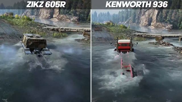 New Kenworth 963 Season 10 Truck VS ZikZ 605R in SnowRunner Everything You Need to Know смотреть онлайн