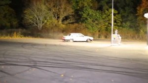 VOLVO 740 TURBO STREET DRIFTING / BURNOUT