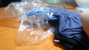 Распаковка мужских трусов-плавок JIE SHEN SPORTS на Aliexpress.
