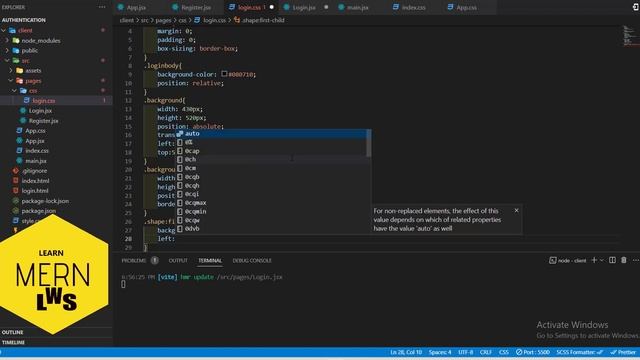 Full stack authentication (MERN) React Login and Registration Part-1 смотреть онлайн