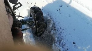 На т 40 по сугробам
