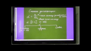 Степень диссоциации