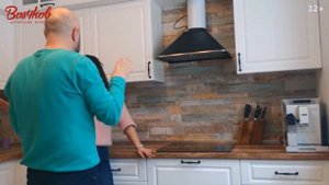 Светлая кухня в скандинавском стиле 9 кв.м. Дизайн маленькой кухни