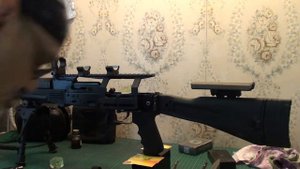 Оптика на Сайгу МК. Монтаж прицела.