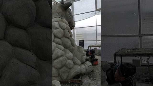 Необычная Корова. Искусство из бетона. смотреть онлайн