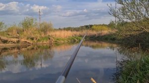 Ловля рыбы на удочку с боковым кивком.