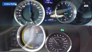 Lexus RC F 477 HP vs Lexus IS F 423 HP 0-260 km/h Acceleration BATTLE!