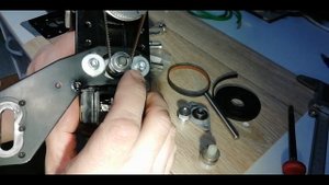 Простой редуктор для швейной машины часть1